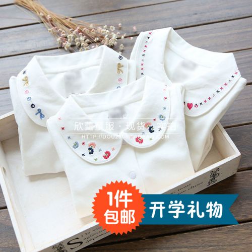 Chemise fille MUZIJIAJIA à manche longue - Ref 2085641