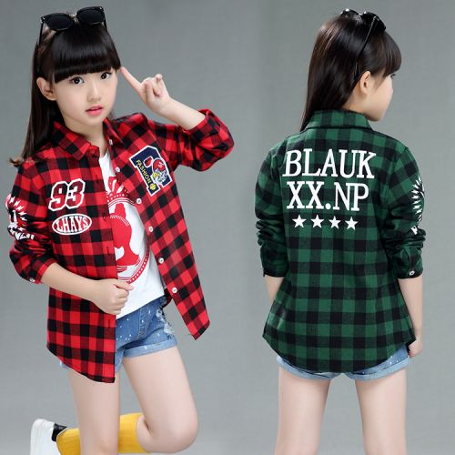 Chemise fille à manche longue - Ref 2085644