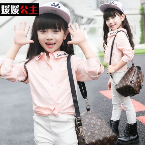 Chemise fille à manche longue - Ref 2085655