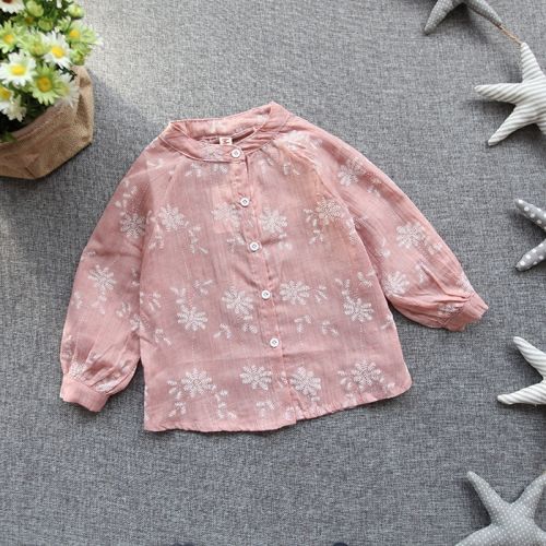 Chemise fille à manche longue - Ref 2085657