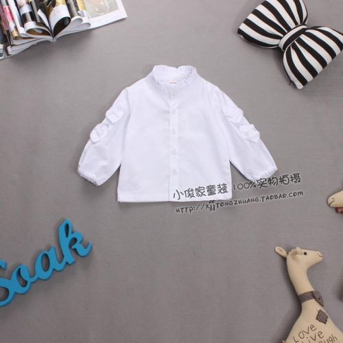 Chemise fille à manche longue - Ref 2085678