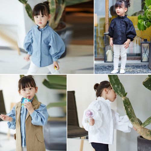 Chemise fille à manche longue - Ref 2085690