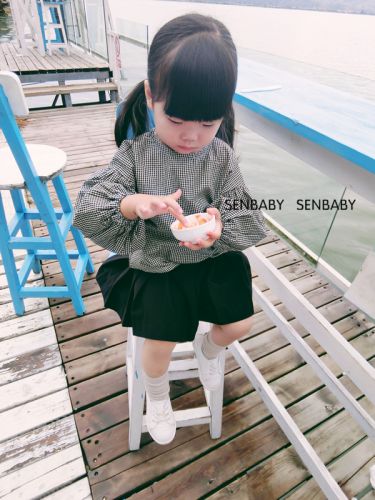 Chemise fille SENBABY à manche longue - Ref 2085693