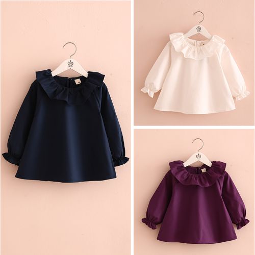 Chemise fille à manche longue - Ref 2085697