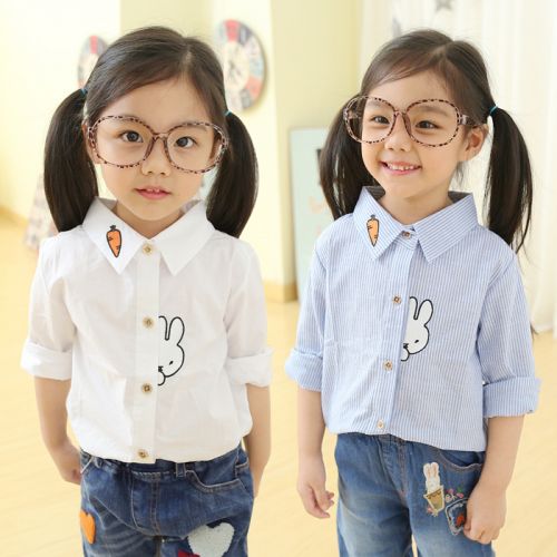 Chemise fille XINDI BEAR à manche longue - Ref 2085710