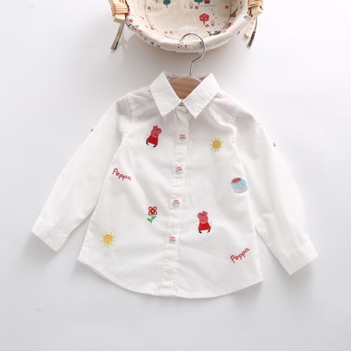 Chemise fille à manche longue - Ref 2085725