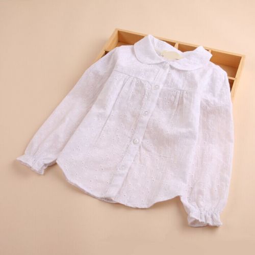 Chemise fille à manche longue - Ref 2085754