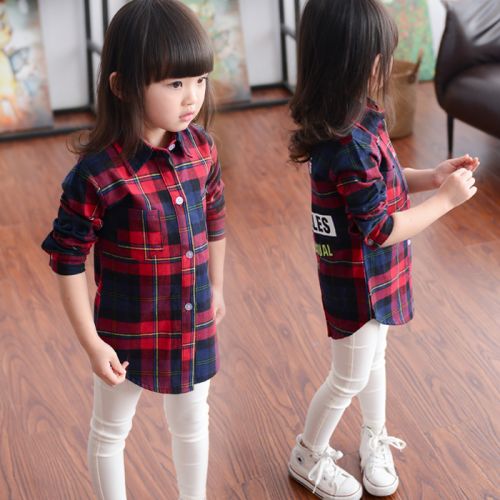 Chemise fille à manche longue - Ref 2085766