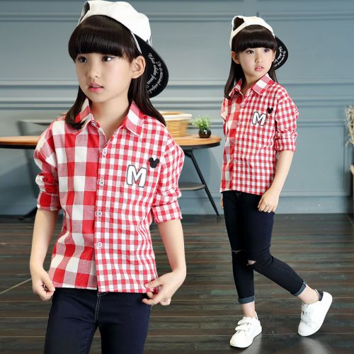 Chemise fille à manche longue - Ref 2085770