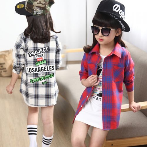 Chemise fille à manche longue - Ref 2085771