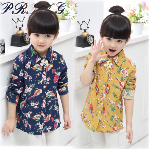 Chemise fille à manche longue - Ref 2085782