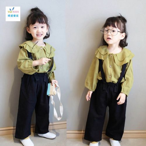 Chemise fille à manche longue - Ref 2085794