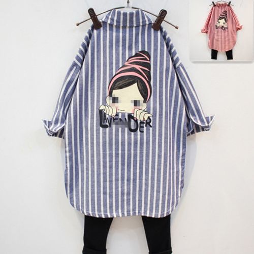 Chemise fille à manche longue - Ref 2085818