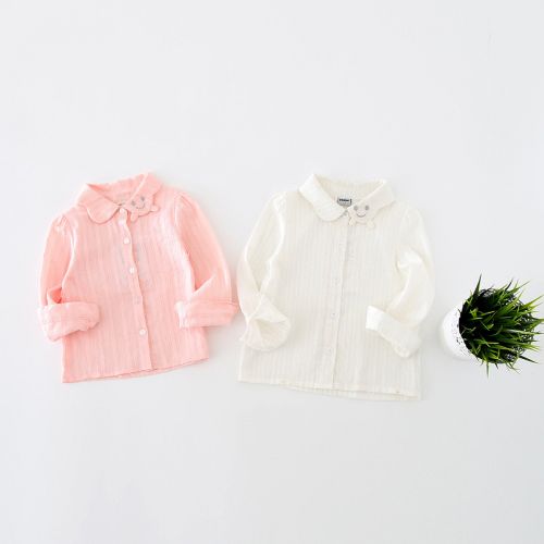 Chemise fille à manche longue - Ref 2085861