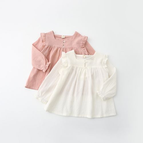 Chemise fille à manche longue - Ref 2085868