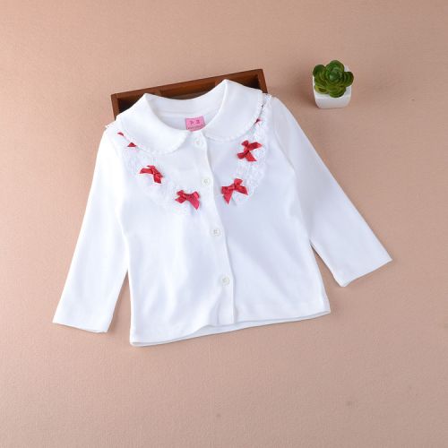 Chemise fille à manche longue - Ref 2085873