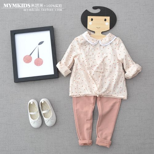 Chemise fille à manche longue - Ref 2085891