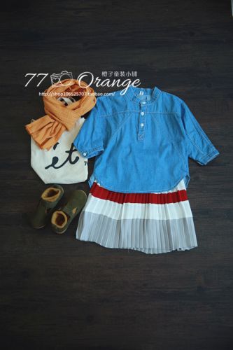 Chemise fille à manche longue - Ref 2085895