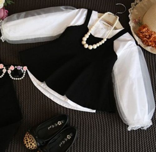 Chemise fille QITA à manche longue - Ref 2085898