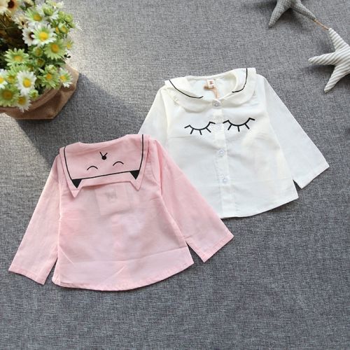 Chemise fille à manche longue - Ref 2085943