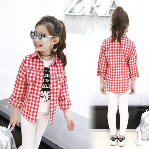 Chemise fille à manche longue - Ref 2085945