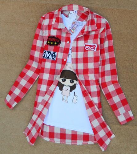 Chemise fille à manche longue - Ref 2085969