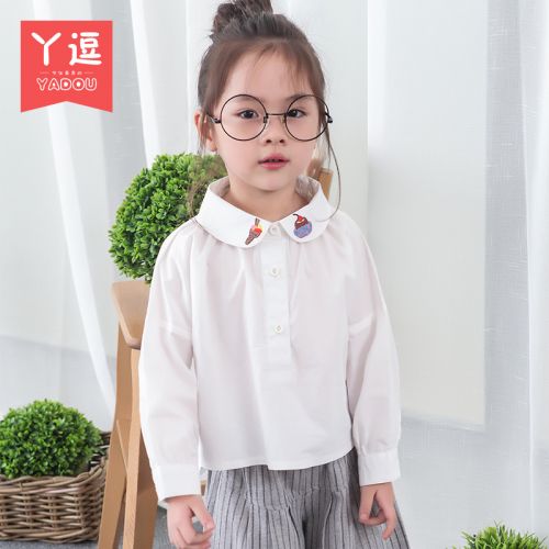 Chemise fille à manche longue - Ref 2085973