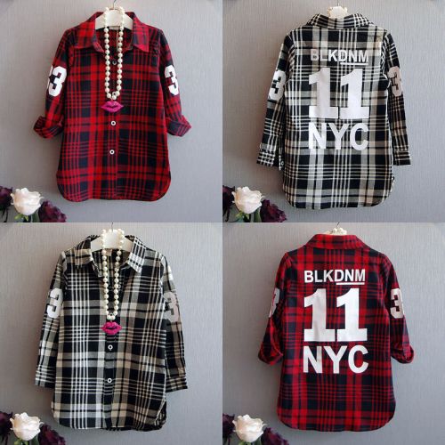 Chemise fille à manche longue - Ref 2085975