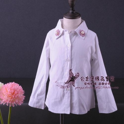 Chemise fille à manche longue - Ref 2086011