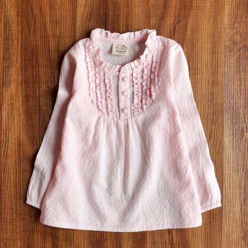 Chemise fille à manche longue - Ref 2086018