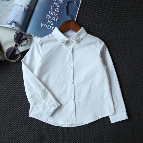 Chemise fille à manche longue - Ref 2086031