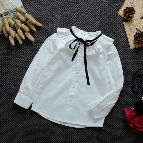 Chemise fille à manche longue - Ref 2086040