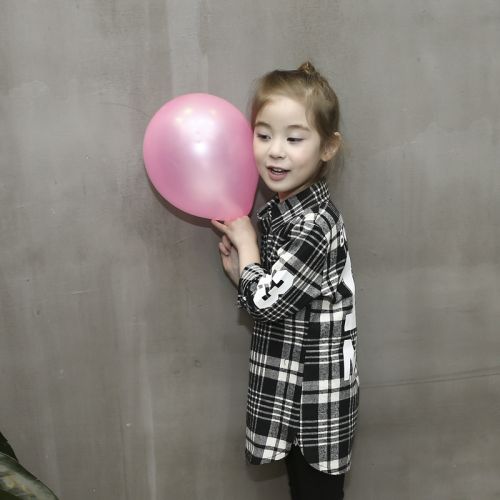 Chemise fille à manche longue - Ref 2086060