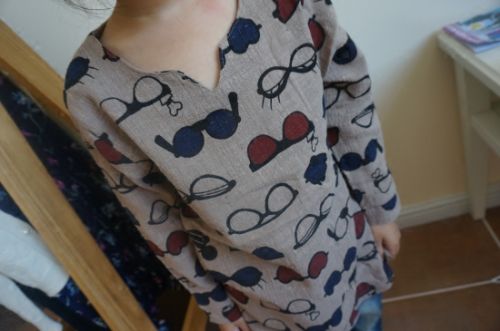 Chemise fille à manche longue - Ref 2086075