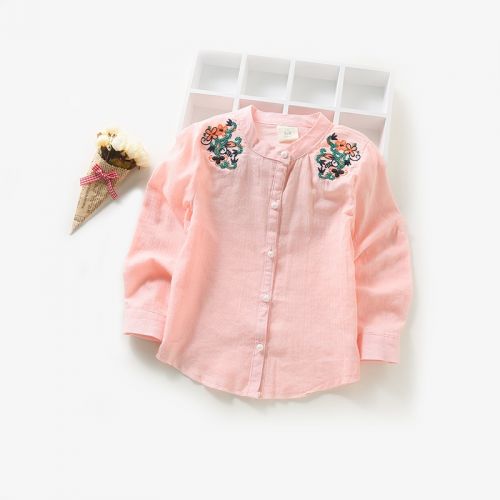 Chemise fille à manche longue - Ref 2086080