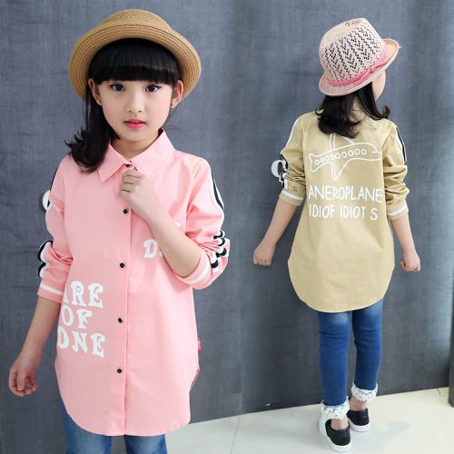 Chemise fille à manche longue - Ref 2086088