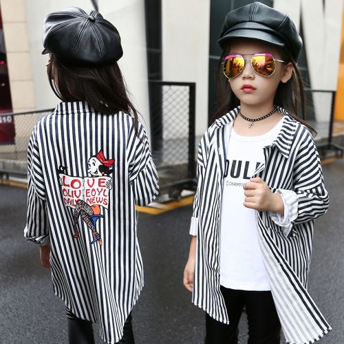 Chemise fille à manche longue - Ref 2086095