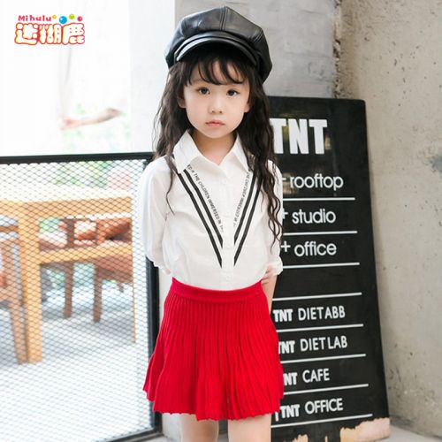 Chemise fille à manche longue - Ref 2086125