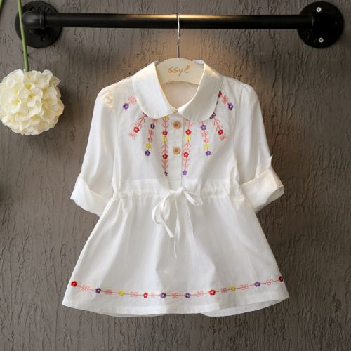 Chemise fille à manche longue - Ref 2086126