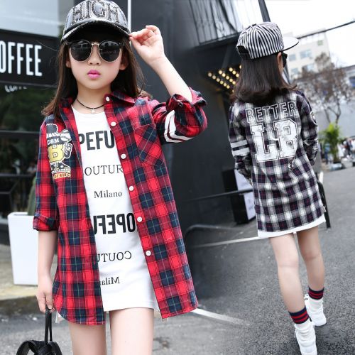 Chemise fille à manche longue - Ref 2086130