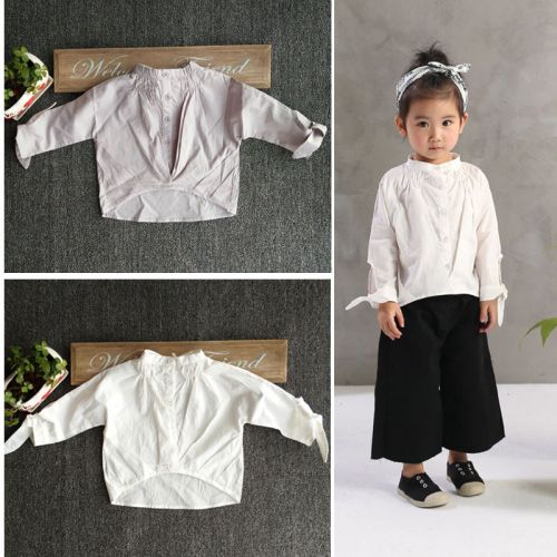 Chemise fille à manche longue - Ref 2086139