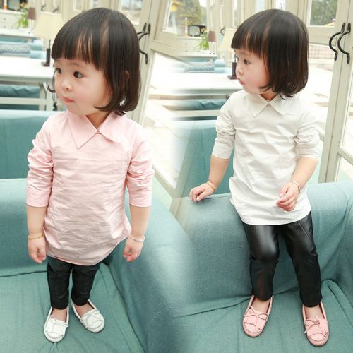 Chemise fille à manche longue - Ref 2086159