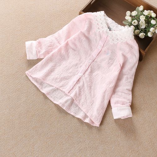 Chemise fille à manche longue - Ref 2086161