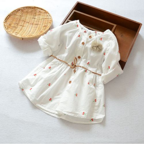 Chemise fille à manche longue - Ref 2086170