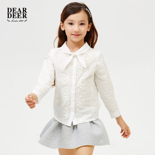 Chemise fille à manche longue - Ref 2086191