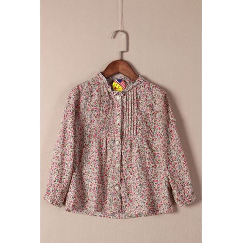 Chemise fille à manche longue - Ref 2086207