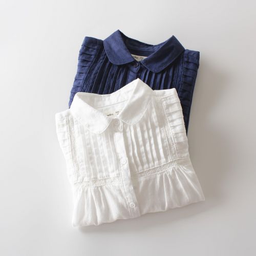 Chemise fille à manche longue - Ref 2086210