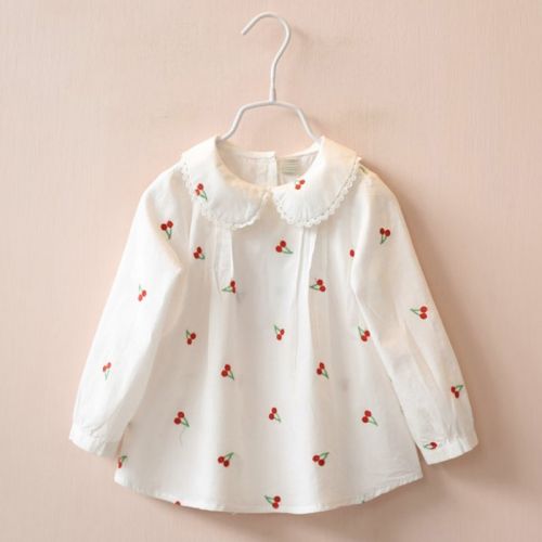 Chemise fille à manche longue - Ref 2086214