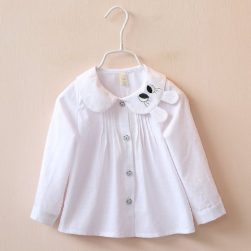 Chemise fille à manche longue - Ref 2086230