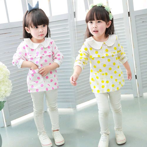 Chemise fille à manche longue - Ref 2086281